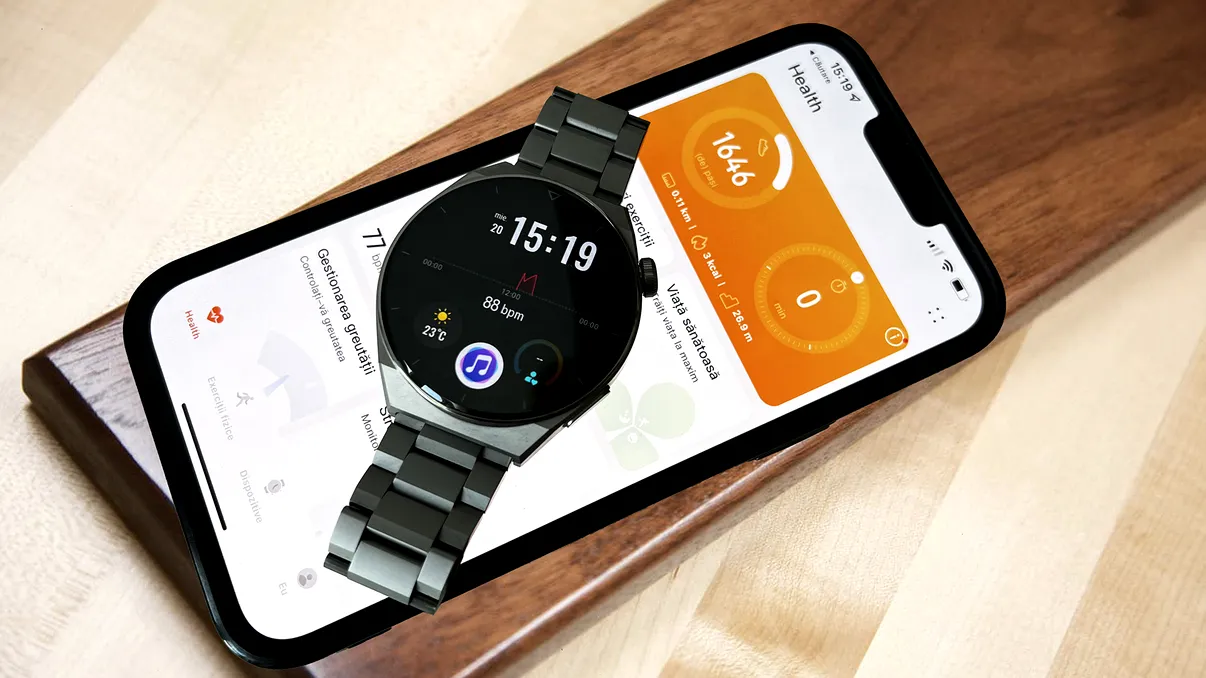 EXPERIENȚĂ – HUAWEI Watch GT 3 Pro, un partener pentru iPhone mai performant și mai arătos decât crezi