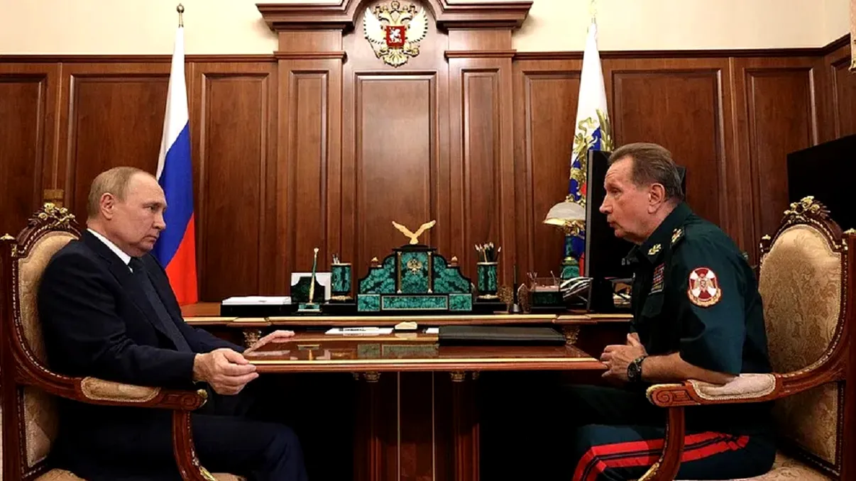 VIDEO Reacția lui Putin când șeful Gărzii Naționale îi dă raportul despre frontul din Ucraina