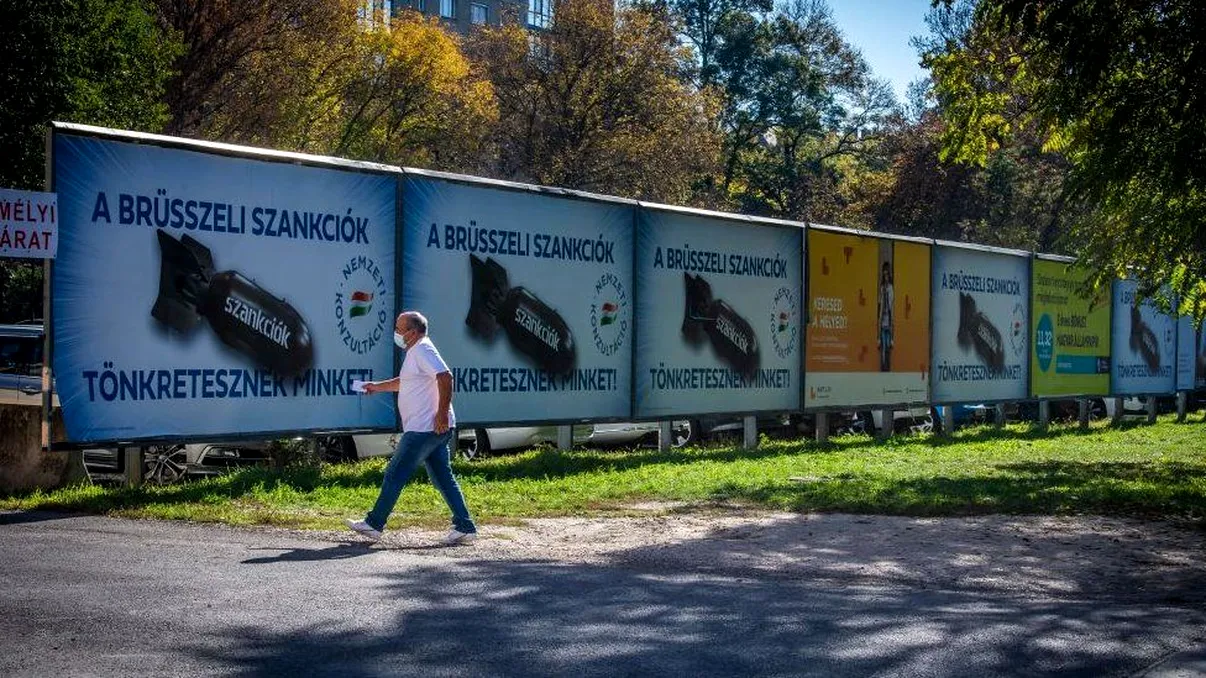 Reacția UE, după ce Ungaria a comparat sancțiunile UE împotriva Rusiei cu bombele într-o campanie fără precedent