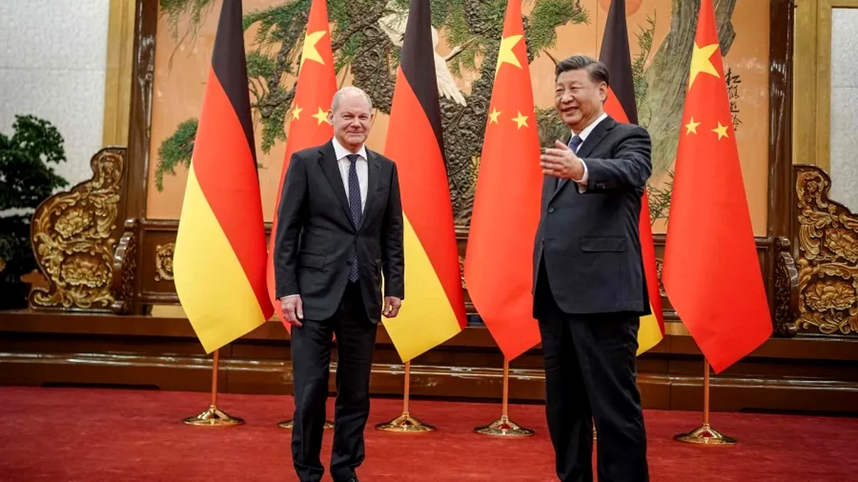 Motivul din spatele vizitei lui Olaf Scholz în China. Ce i-a transmis lui Xi Jinping