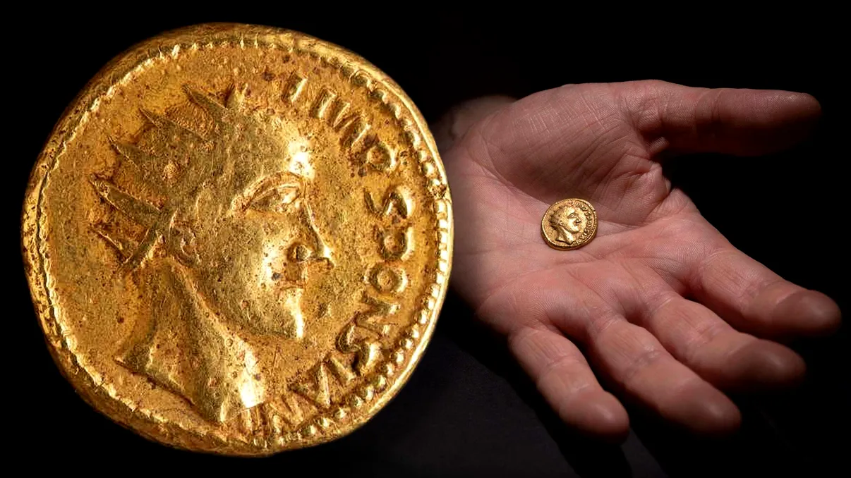 Rescrierea istoriei: Moneda antică descoperită în Transilvania cu chipul uitat al lui Sponsian, un fost conducător al Daciei romane
