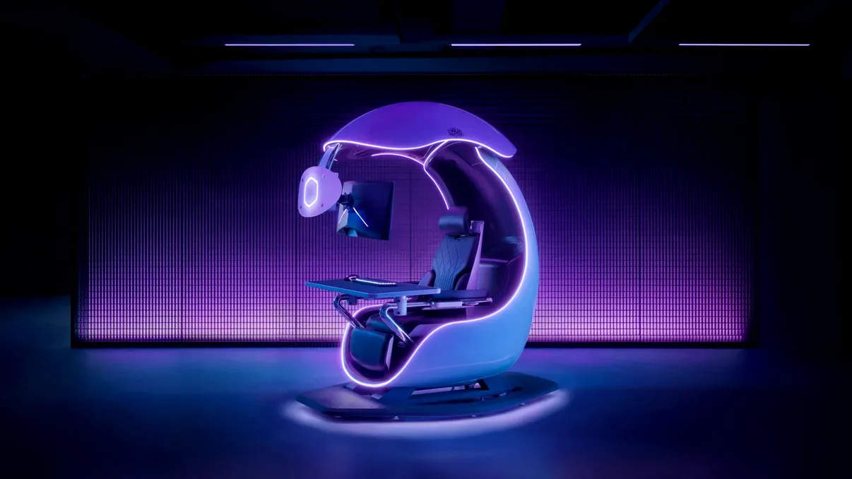 Scaunul de gaming futurist și „imersiv”: cum ajungem să ne închidem, la propriu, în lumea virtuală