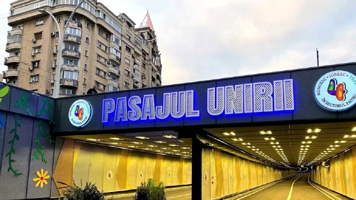 Nou incident în Pasajul Unirii din Capitală. Circulația a fost oprită mai multe ore