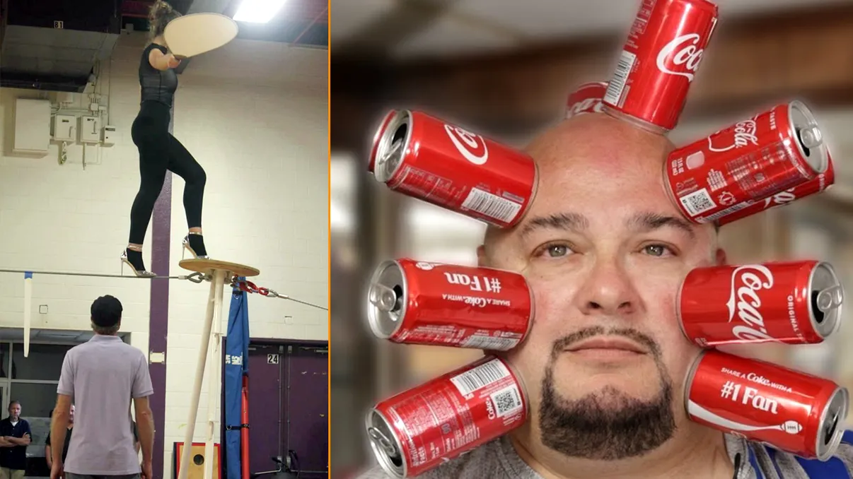 Femeia care merge cu tocuri pe frânghie sau cel mai rapid timp de a mânca ardei iuți. Cele mai ciudate 10 recorduri Guinness World Records ale anului 2022