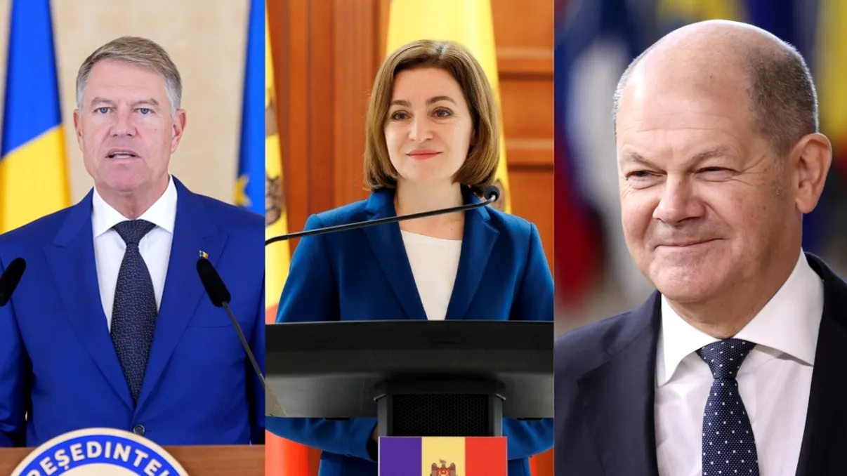 Olaf Scholz, prima vizită în România. La întâlnirea cu Iohannis va participa și Maia Sandu: „Semnal important