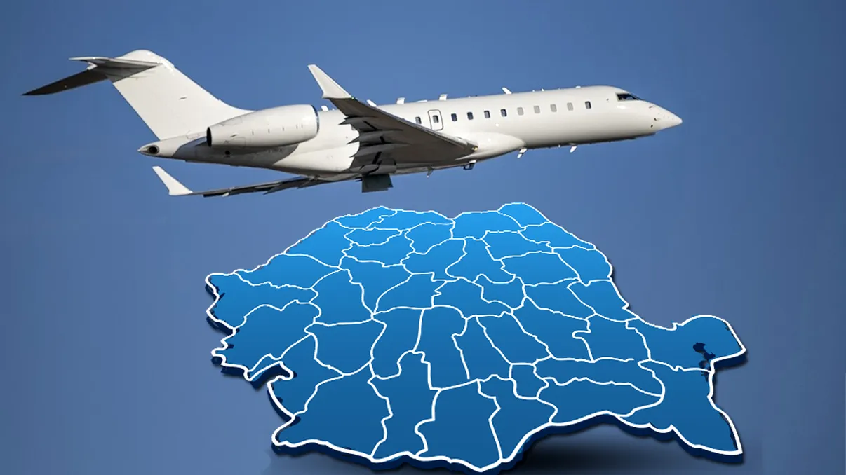 Un avion misterios survolează Capitala de câteva ore. Ce „scanează” FOTO