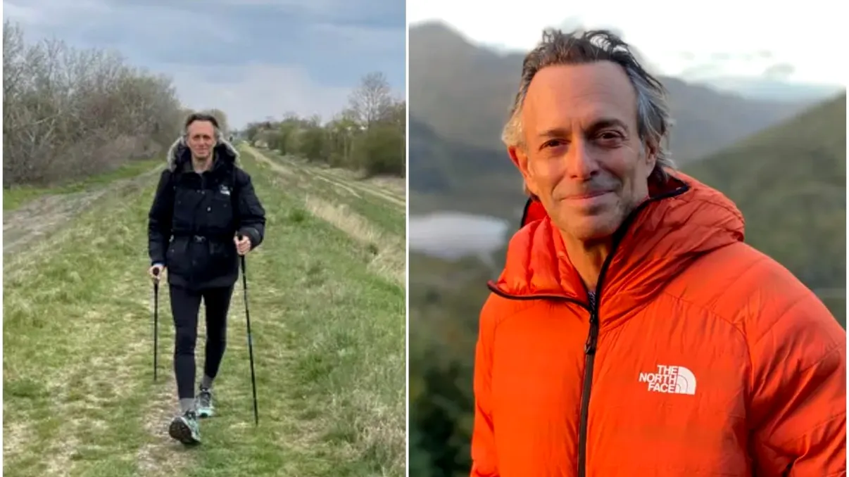 Un bărbat de 60 de ani, călătorie pe jos pe o distanță de 4.000 de kilometri, prin 14 țări, din vinovăție. „Acum simt recunoștință”