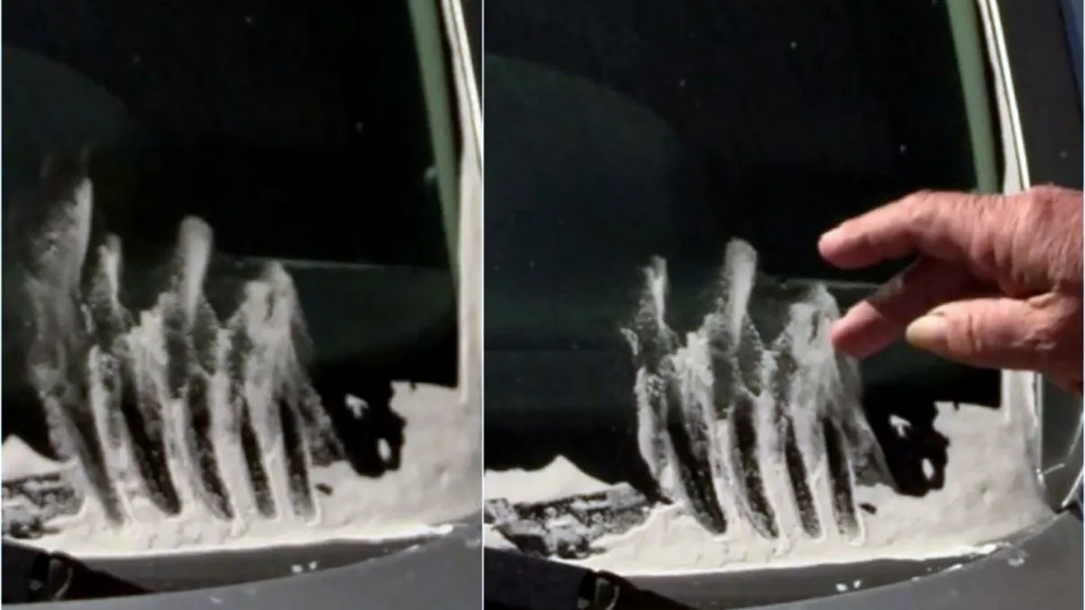 Fenomenul bizar din Prahova: locuitorii au descoperit dimineața un praf alb care le acoperea casele și mașinile. De ce se tem aceștia