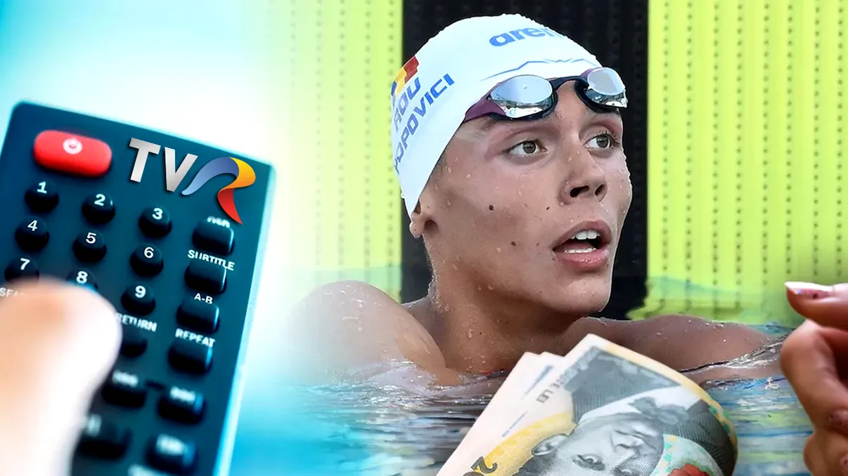 TVR „abonament” l-a ratat pe David Popovici la Mondiale. Românii vor trebui să scoată bani din buzunar ca să-l vadă evoluând pe marele campion