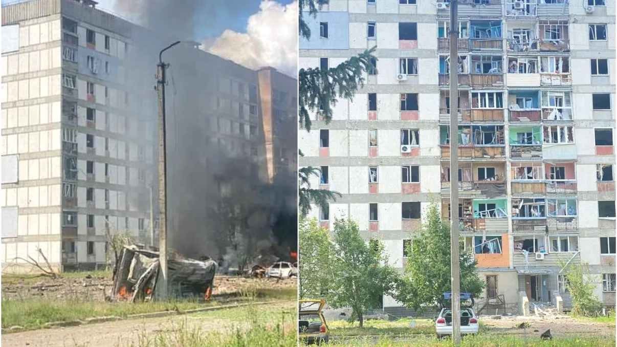 Atac aerian în timpul înmormântării unui soldat ucrainean de elită. 12 copii și doi bebeluși, printre răniți 