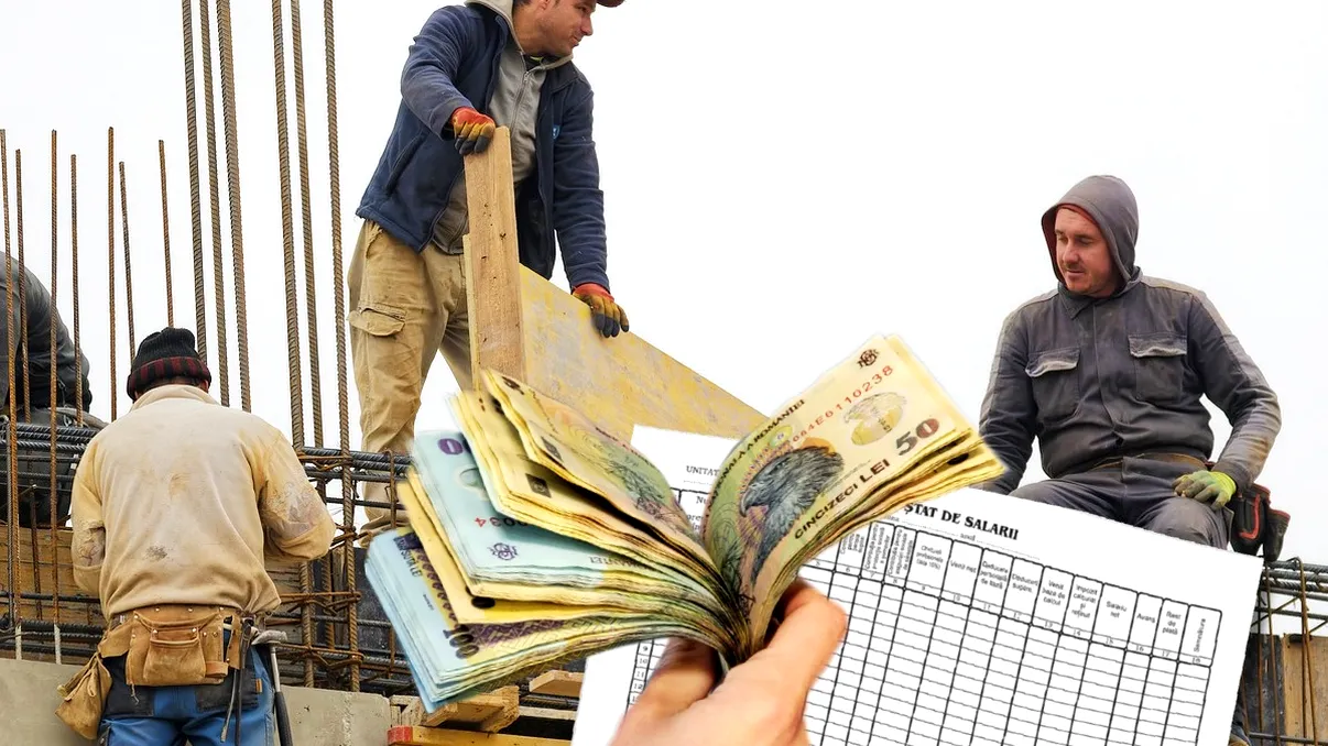 Salarii mai mici pentru muncitorii în Construcții: nici patronii nu vor mai avea bani