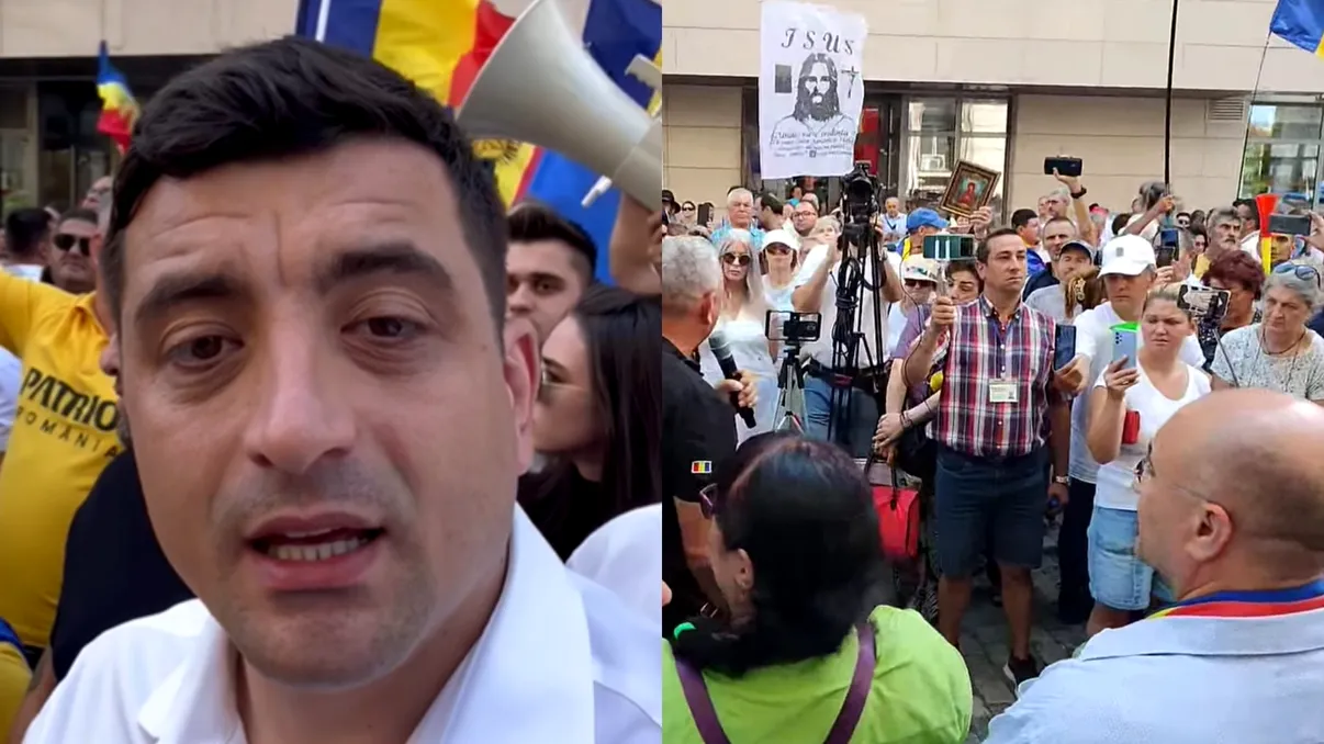 George Simion, AUR și protestul de la Ministerul Sănătății: ce nu se știe despre mulțimea adunată, cine sunt oamenii