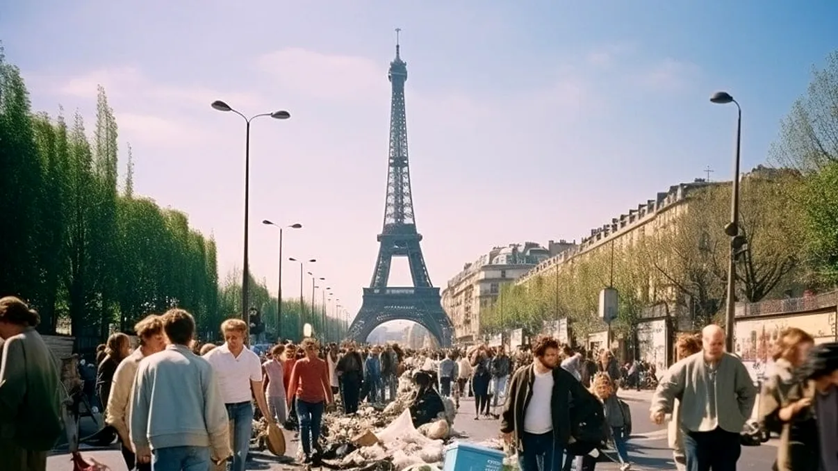 Inteligența artificială a „îngropat” capitala Franței în gunoaie. Imaginile virale îți arată cât de creduli sunt oamenii