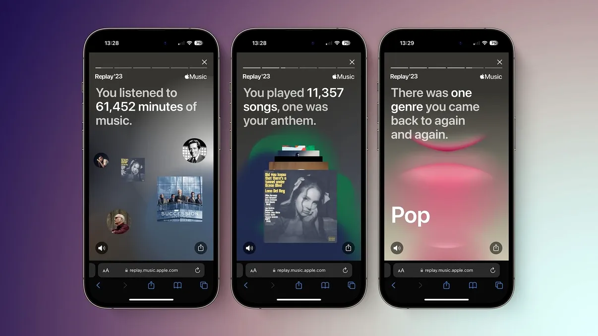 Apple Music îți arată ce obiceiuri muzicale ai avut anul acesta. Replay 2023 „vorbește” despre tine