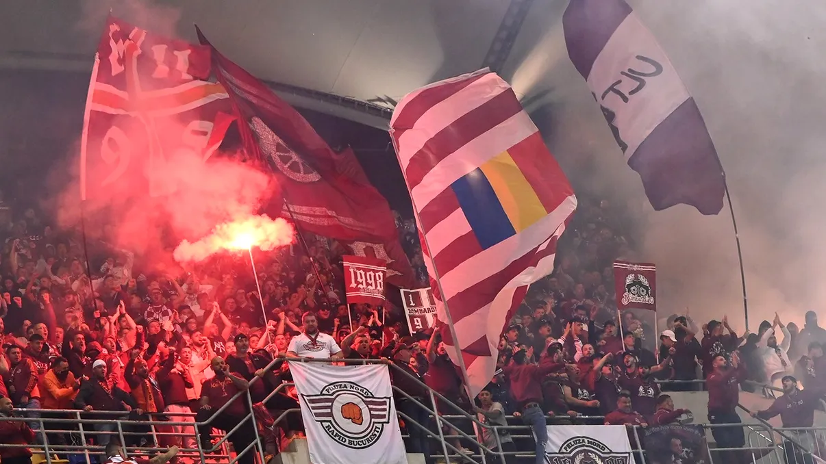 Rapid a făcut plângere penală împotriva suporterilor FCSB. Care este motivul