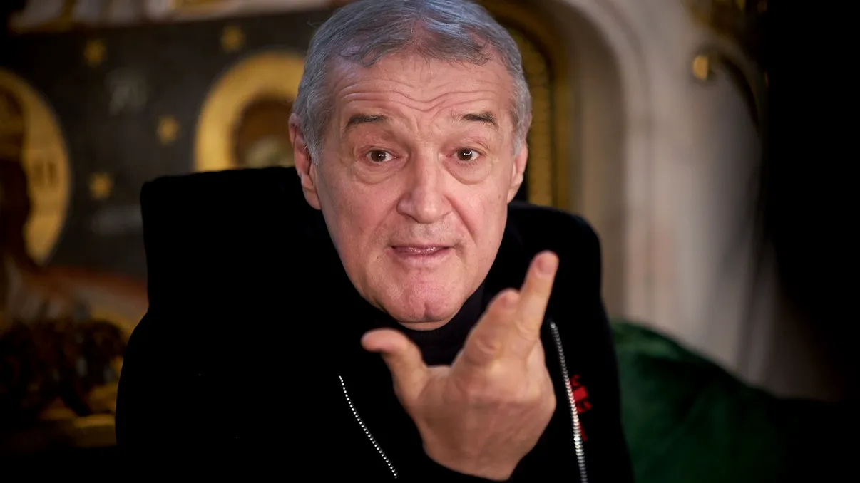 Un vlogger cunoscut a vrut să-l surprindă pe Gigi Becali cu un cadou. Ce i-a oferit și cum a reacționat patronul FCSB-ului