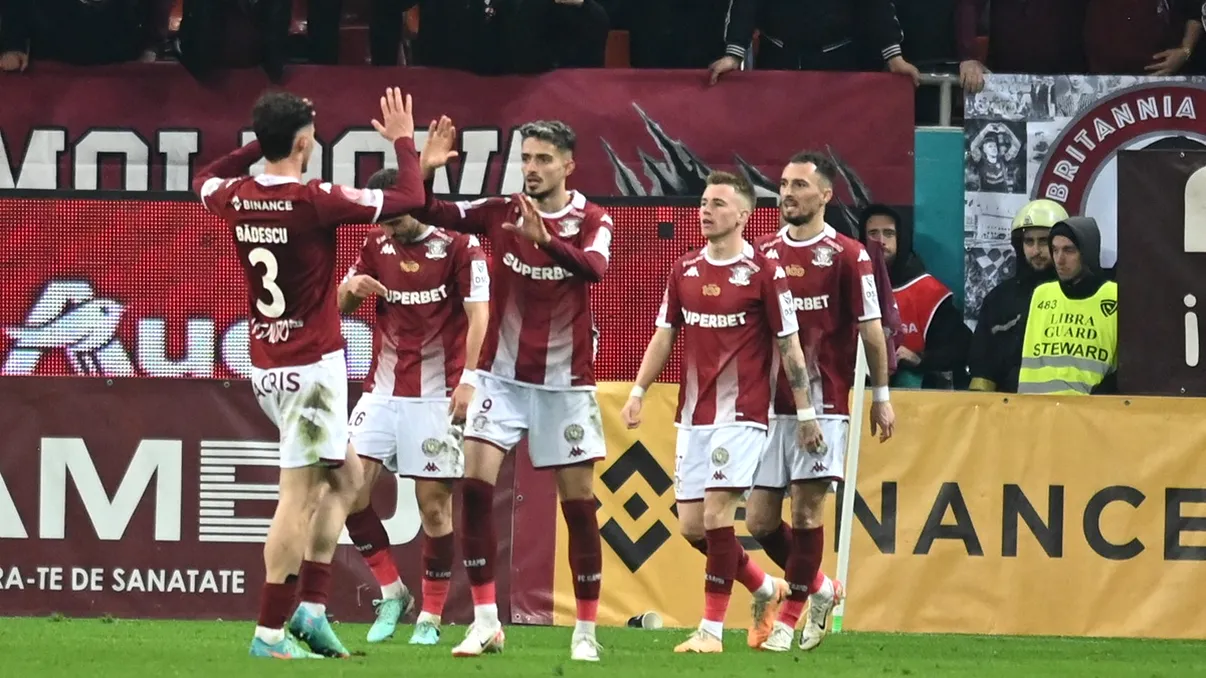 Rapid a relansat campionatul și rămâne în cursa pentru titlu. Cum arată clasamentul după înjumătățirea punctelor