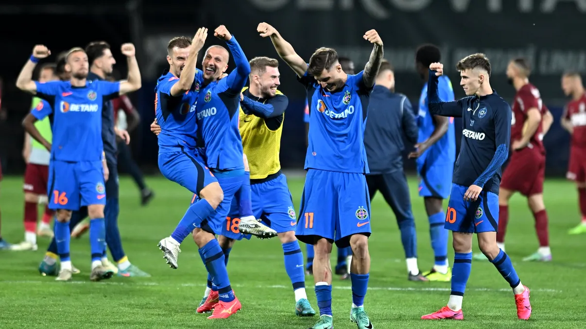 Cum poate FCSB să devină campioană cu șase etape înainte de final. Calculele pentru un titlu așteptat de 9 ani