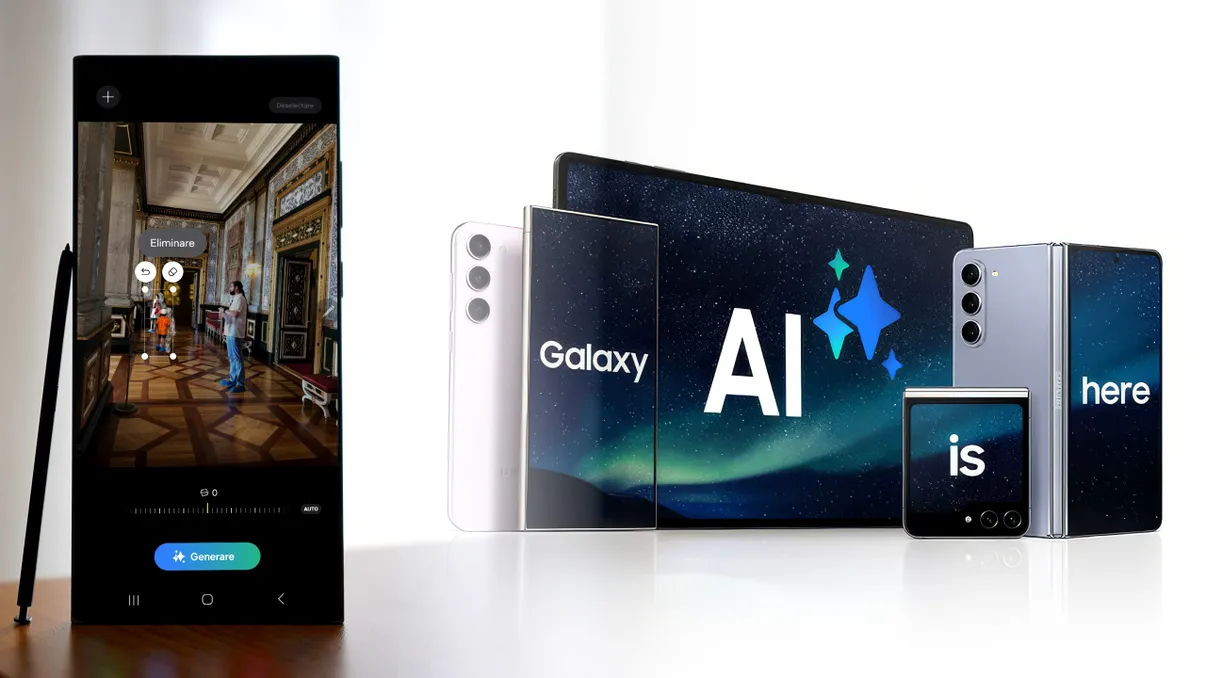 Galaxy AI pe ”vechile” telefoane și tablete Samsung: cum au devenit mai deștepte Galaxy S23, Z Fold5, Z Flip5 și Tab S9 cu inteligență artificială