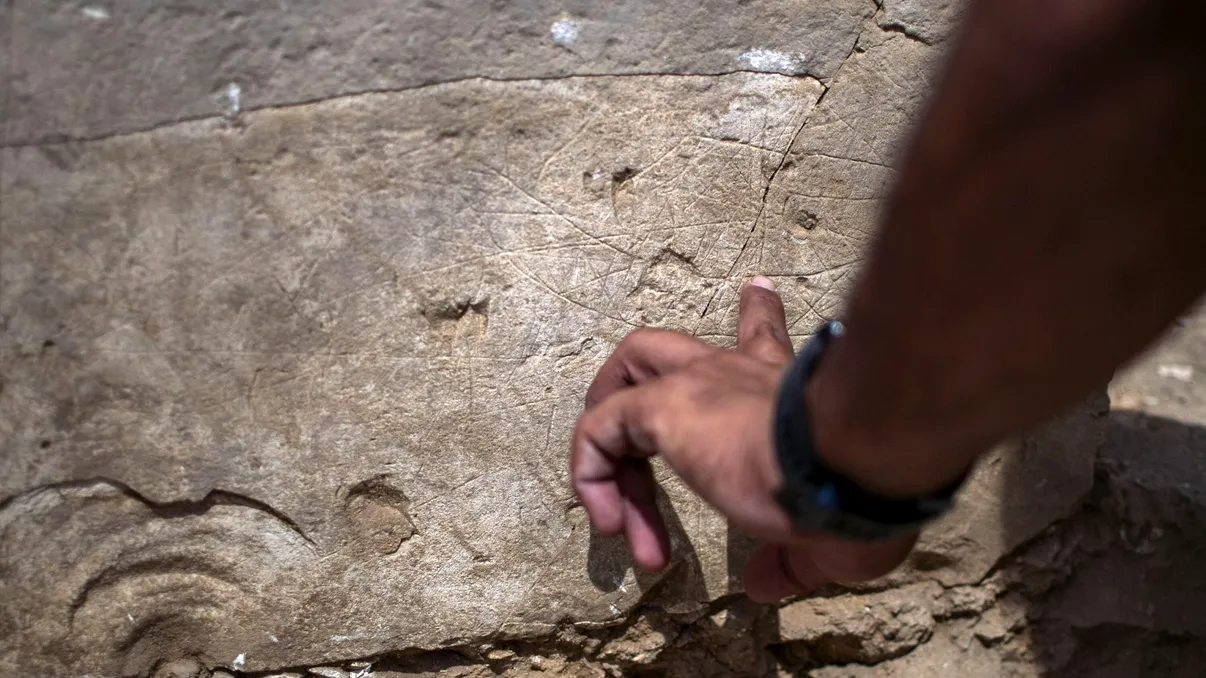 Descoperire arheologică inedită: Gravuri de piatră 
