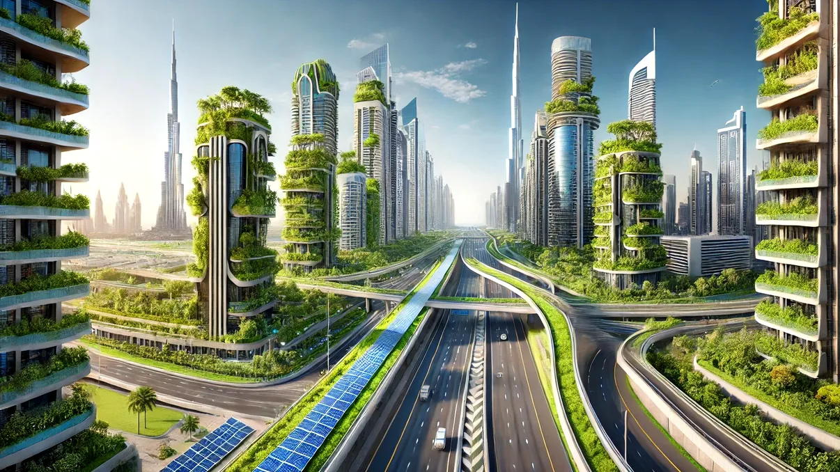 Cea mai verde și futuristă autostradă din lume, confirmată oficială. În timp ce românii nu au autostrăzi obișnuite, arabii șochează cu un alt plan SF