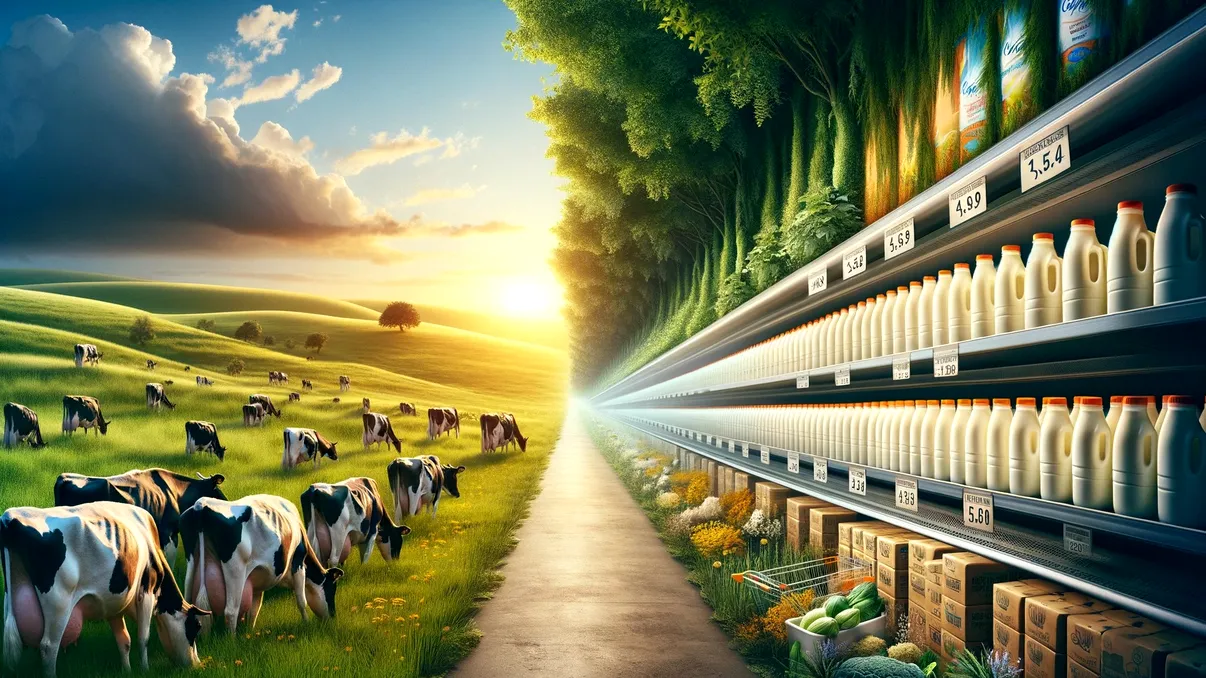 Cel mai mic preț din ultimii 15 ani la fermier, în timp ce supermarketurile se îmbogățesc. Producătorii români de lapte, îngropați de giganții din industrie.