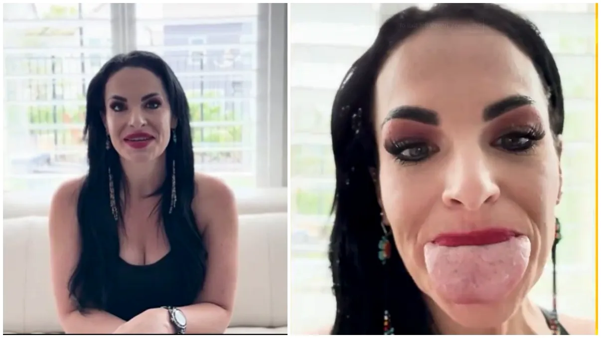 Record mondial pentru cea mai lată limbă feminină, doborât pentru prima dată în 10 ani