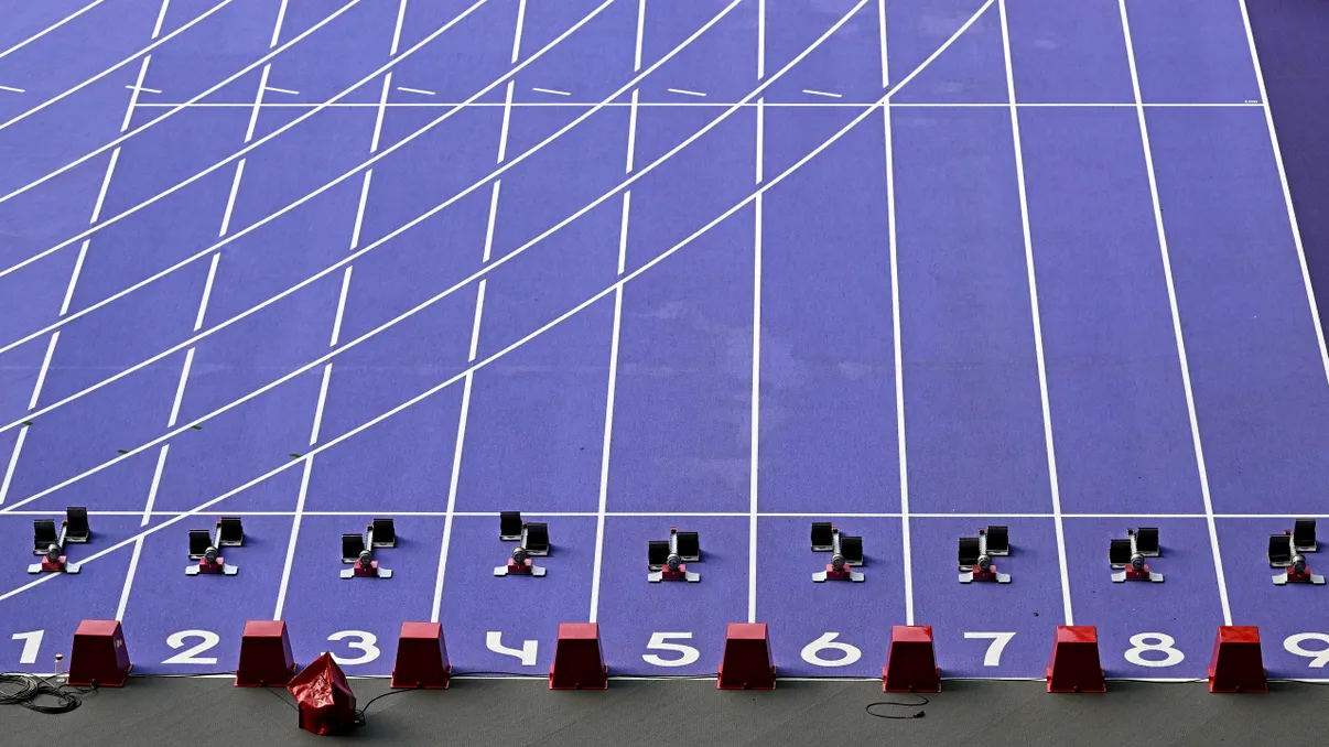 Pista violet de la Jocurile Olimpice de la Paris: Modul surprinzător în care a fost construită