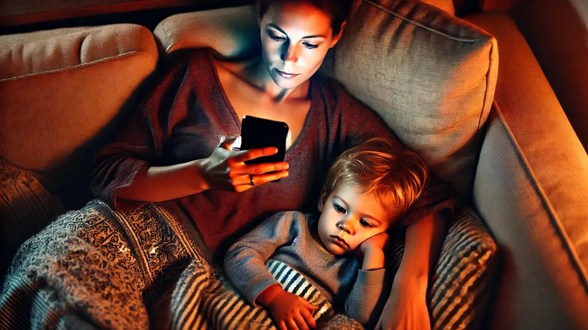 Când părinții stau prea mult pe telefon, iată ce se întâmplă cu copiii lor, conform unui studiu amplu