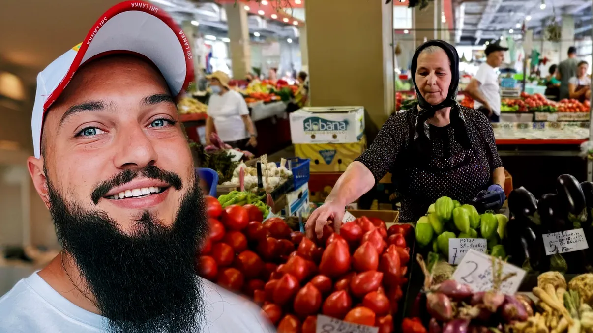 A vizitat toată România și a ajuns în piața Obor. Ce a ajuns să cumpere un vlogger străin în ”cea mai prietenoasă nație din Europa”