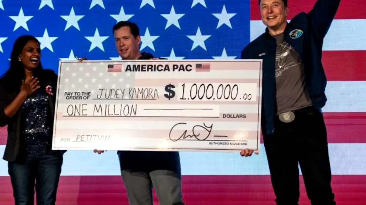 Elon Musk, dat în judecată pentru loteria de 1 milion de dolari destinată votanților din statele-cheie SUA