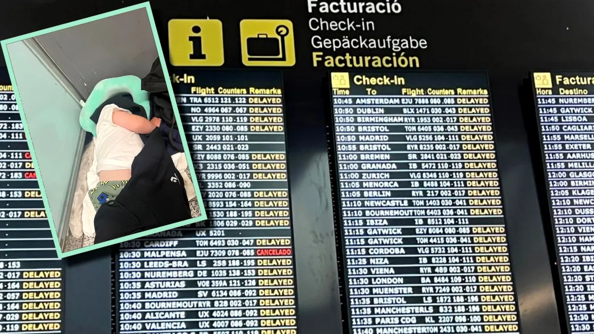 O familie cu doi copii, lăsată să doarmă pe jos în aeroport, timp de două nopți. Câți bani a primit despăgubire: ”Este inadecvat!”