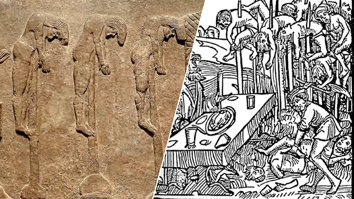 Înainte de Vlad Țepeș au fost asirienii. Poporul nemilos care-și trăgea în țeapă dușmanii, executându-i în public pe rebeli și prizonierii de război