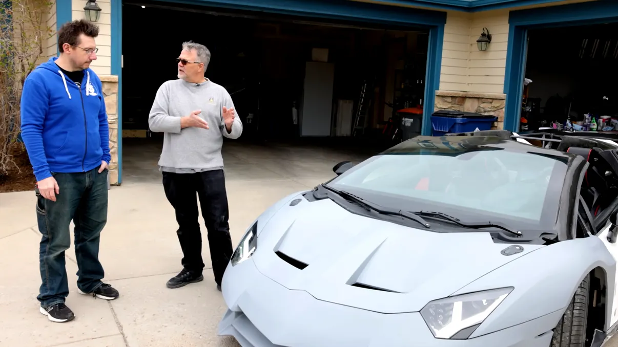 Un profesor și-a imprimat 3D propriul Lamborghini Aventador acasă, perfect funcțional și omologat pentru circulație