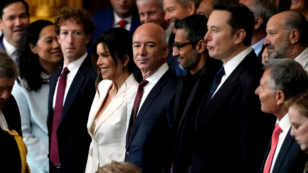 Miliardarii din tech au defilat la inaugurarea lui Donald Trump: De la prietenul Musk, ezitantul Bezos, la smeritul Mark Zuckerberg și alții