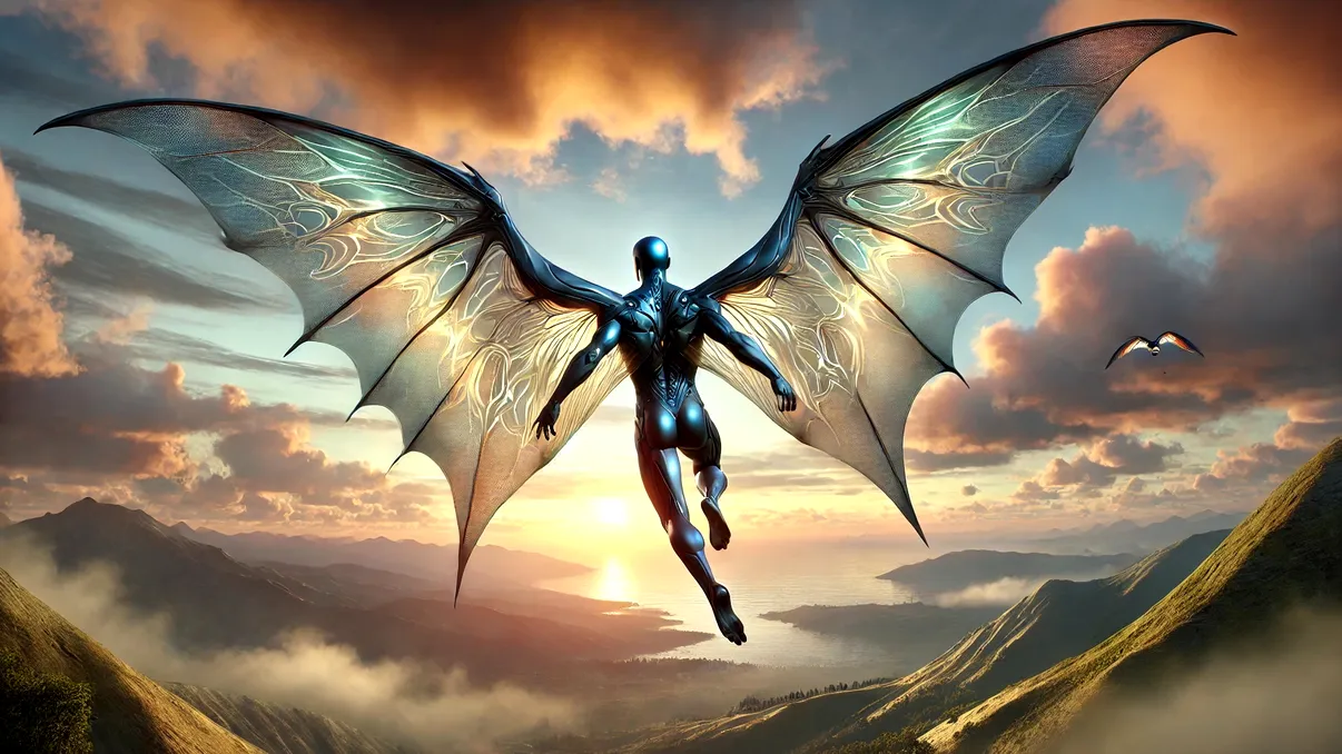 Ce aripi ar avea oamenii, dacă am putea să zburăm. Cât ar fi de mari ca să ne ridicăm de la pământ