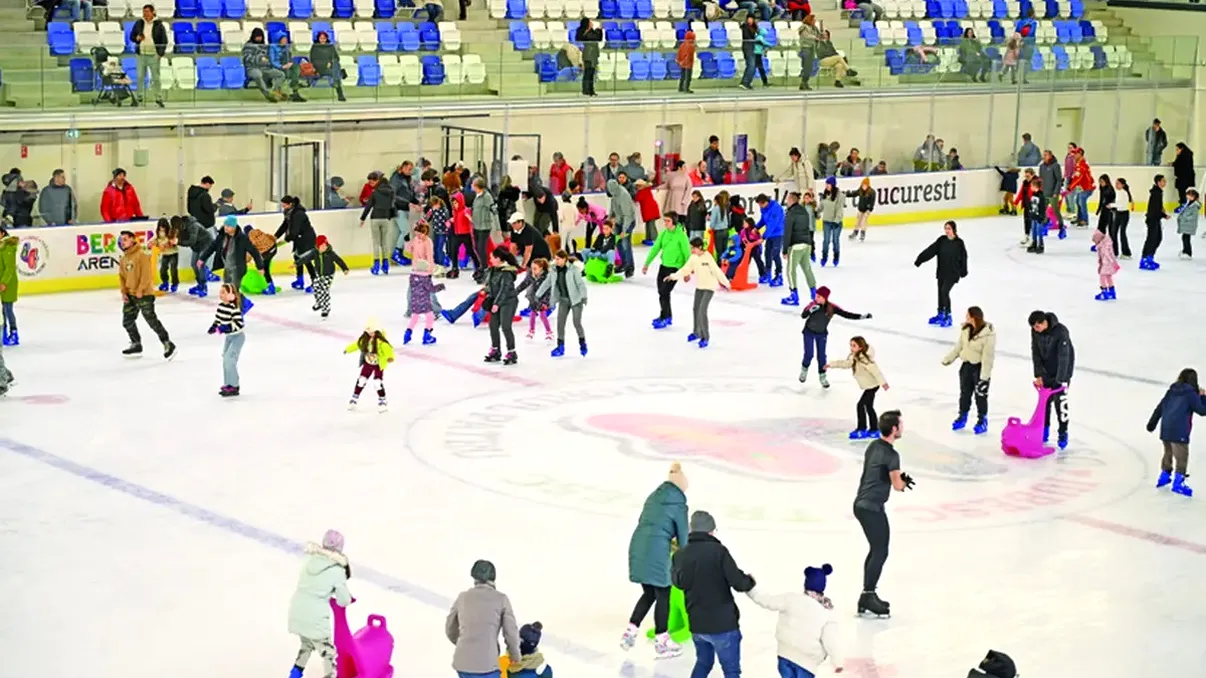 Patinoarul Berceni din Capitală se redeschide joi, 30 ianuarie. Programul pe zile și ore