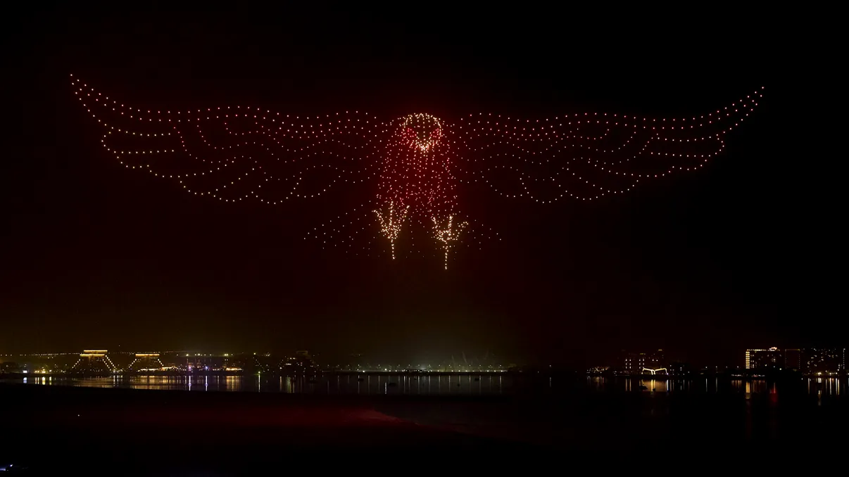 Spectacol record de drone și artificii în Ras Al Khaimah: două titluri de cartea recordurilor pentru Revelionul 2025