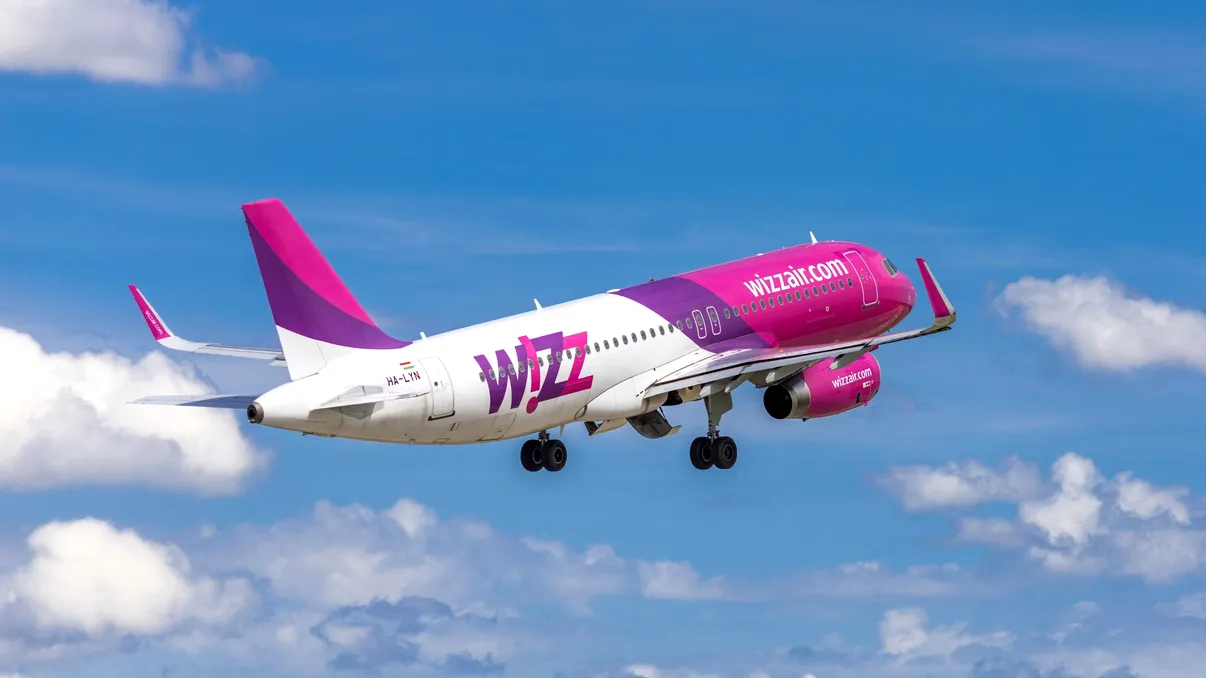 Wizz Air lansează șase noi rute din România. Prețuri de la 15 euro pentru destinații populare