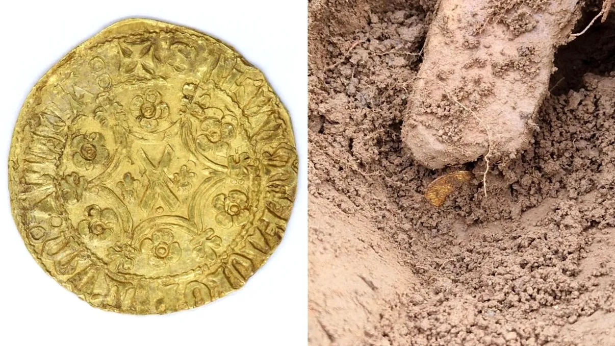 Descoperire rară: tezaur de monede medievale găsit de doi căutători de comori
