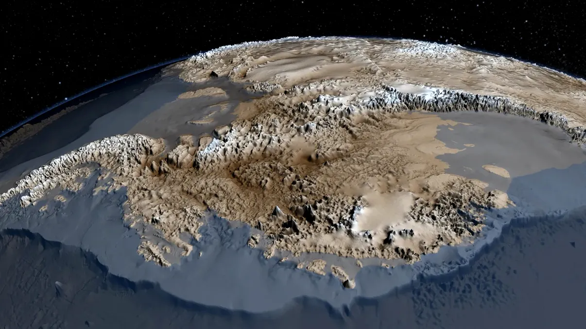 Cum arată Antarctica sub gheață: Harta revoluționară care îți arată continentul „dezbrăcat”
