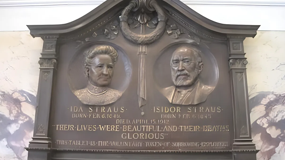 Au îngropat o urnă cu apă. Ida Straus a refuzat să se salveze, preferând să se scufunde alături de soțul ei, Isidor, pe Titanic: ”Unde mergi tu, merg și eu!”