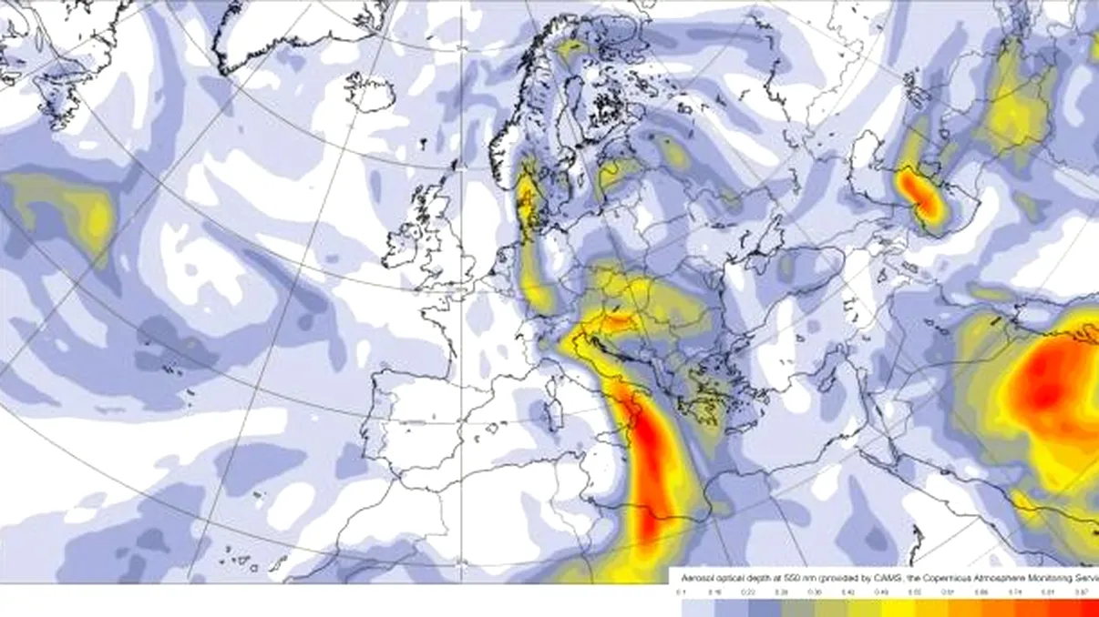 Ce este ploaia însângerată, fenomenul care va ajunge şi în România în următoarele zile. Afectează toată Europa