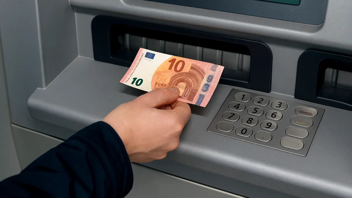 Cele trei bănci de unde se vor mai putea retrage anumite bancnote. Se reduce semnificativ numărul bancomatelor, în Europa