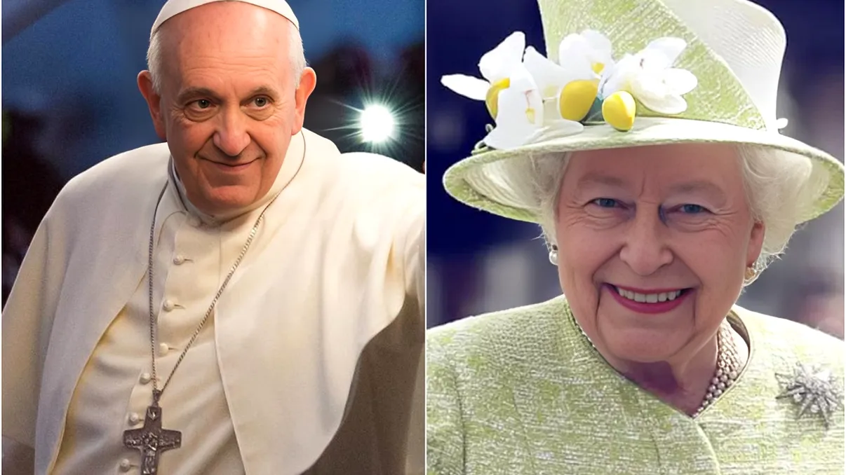 Coincidența ce îi leagă veșnic pe Papa Francisc și Regina Elisabeta a II-a. Detaliul tocmai a fost descoperit