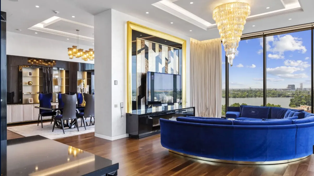 Probabil cel mai scump apartament din București: Penthouse de vis cu vedere la lacul Herăstrău. Cu cât ar putea fi al tău