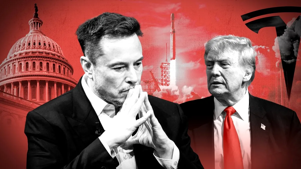 Popularitatea lui Elon Musk atinge cote nemaivăzute, dar cu minus: Declinul „umbrei” lui Donald Trump