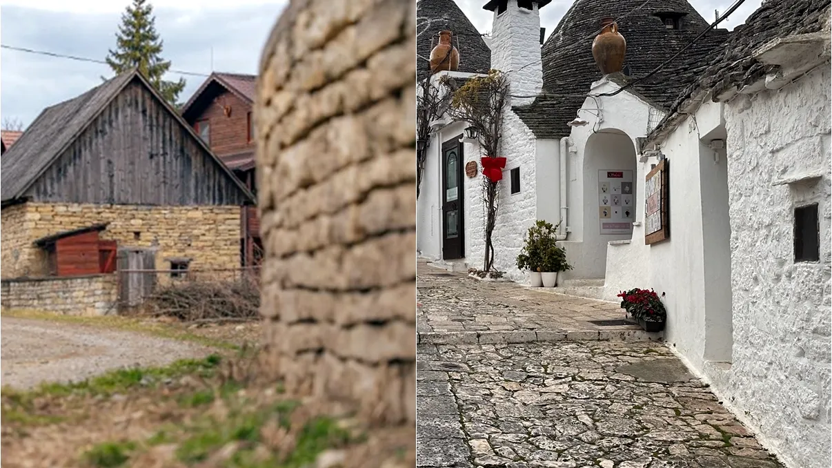 Satul de piatră din România asemănat cu Alberobello. Are sute de ani şi străduţe spectaculoase