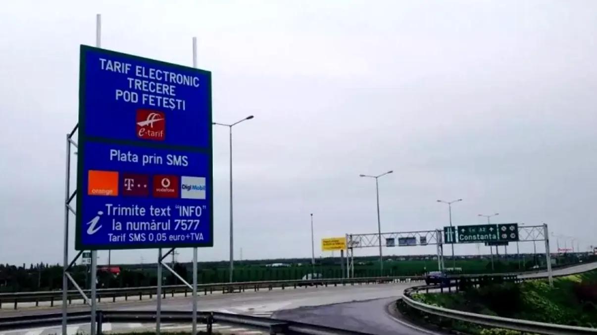 Cât costă şi cum poţi plăti taxa de pod de la Feteşti? Amenzile sunt destul de mari