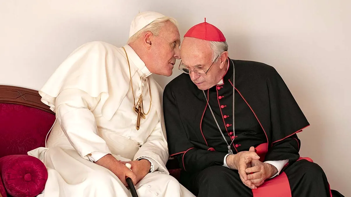 „The Two Popes” – Filmul de pe Netflix cu Anthony Hopkins care capătă o nouă semnificație după moartea Papei Francisc
